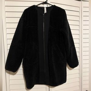 Lululemon Collarless Textured Fleece Full Zip
